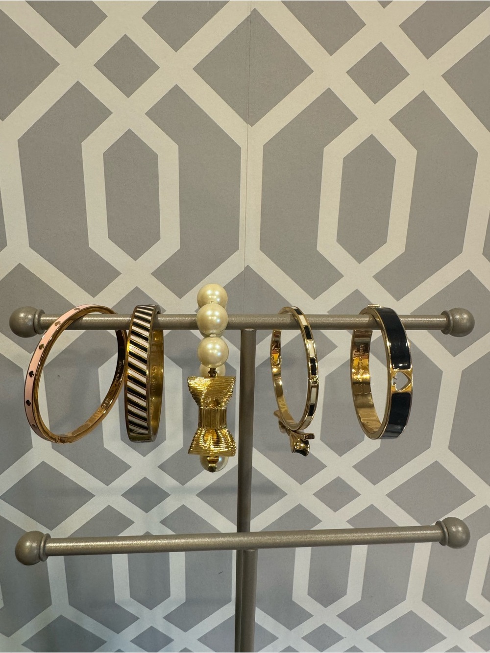 Set of 5 Kate Spade Mixed Metal Bracelets